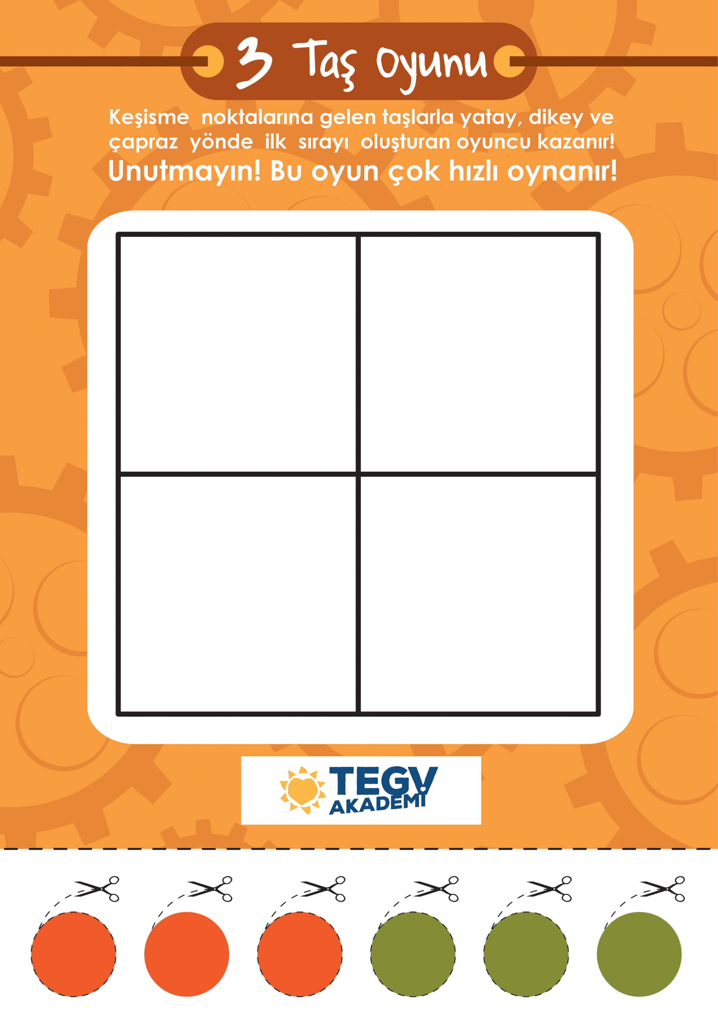 3 Taş Oyunu