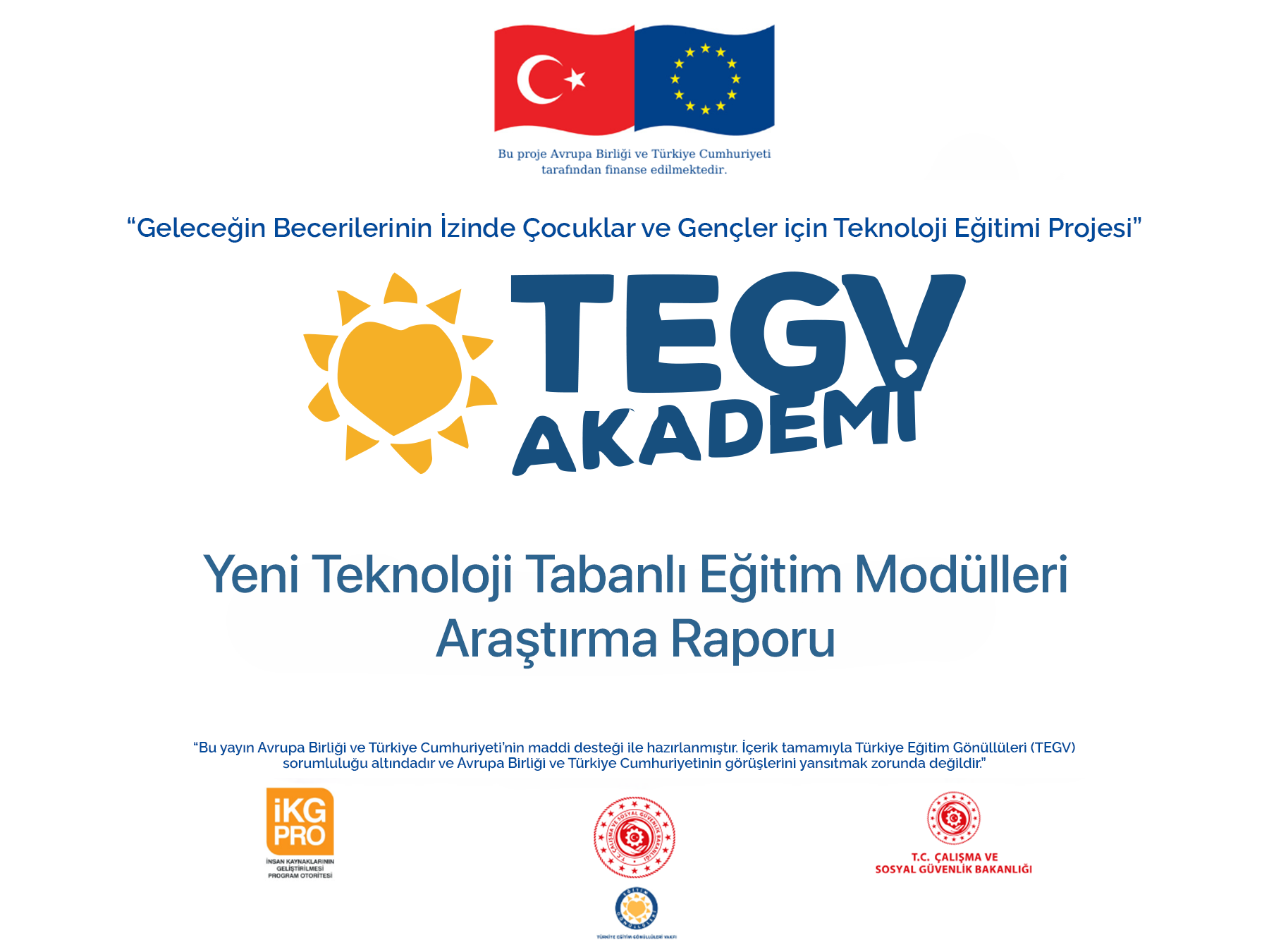 Yeni Teknoloji Tabanlı Eğitim Modülleri Araştırma Raporu