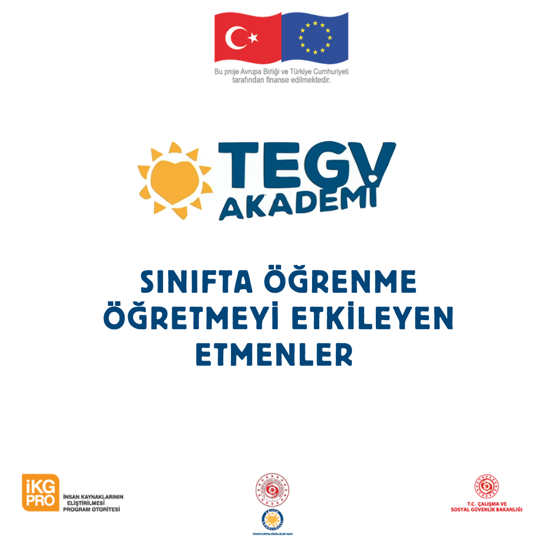 Sınıfta Öğrenme Öğretmeyi Etkileyen Etmenler